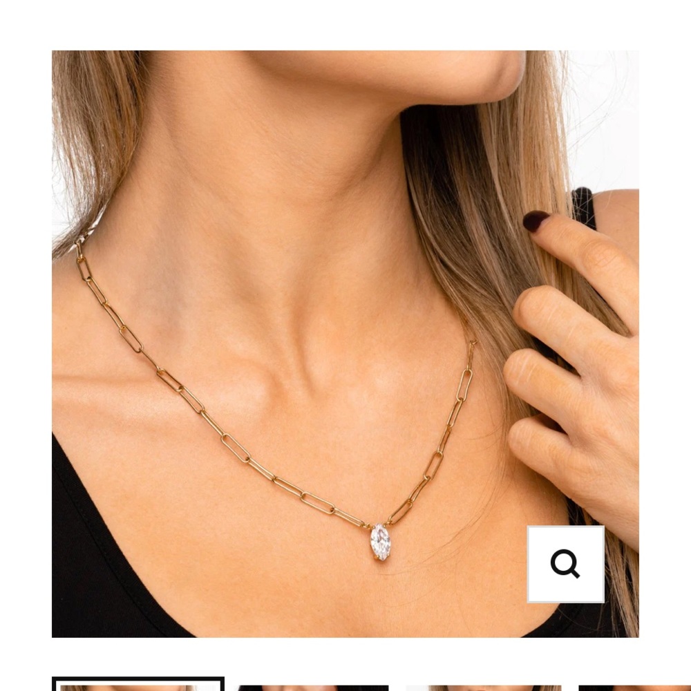 jaclyn roxanne the solitaire necklace